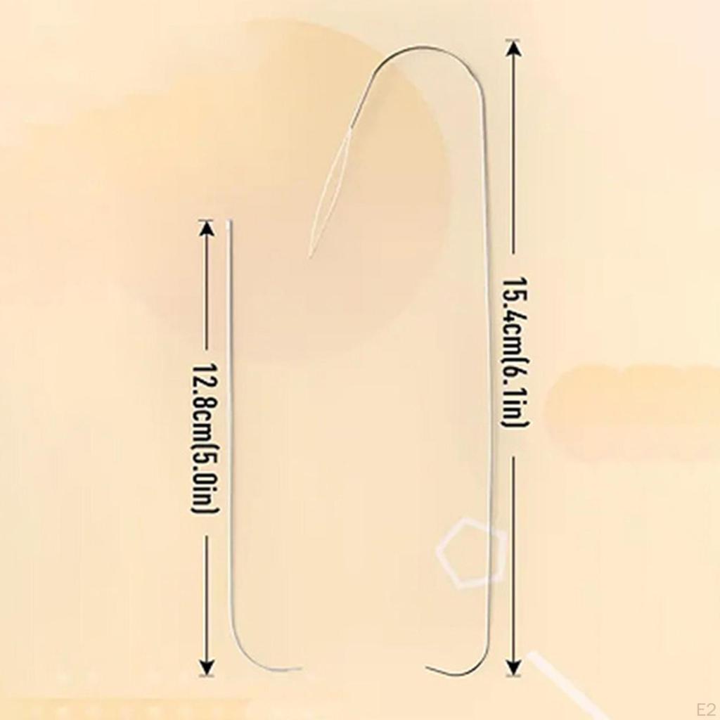 Curved Beading Pin for Portable Lightweight DIY Crafts Bracelet Necklace