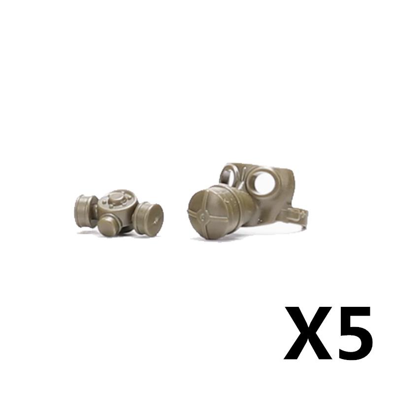 Military MOC Figure Building Blocks Explosion Proof Helmet Hat Gas Mask Kit SWAT Goggle Vest Belt Headset DIY Toy Gift K001