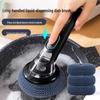 Automatic Liquid Dispensing Long Handle Pot & Dish Scrubber Brush