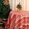 WTEMPO Christmas Gift Festive Home Decorations Christmas Round Printed Tablecloth Christmas Indoor & Outdoor Party Tablecloth Kitchen Accessories