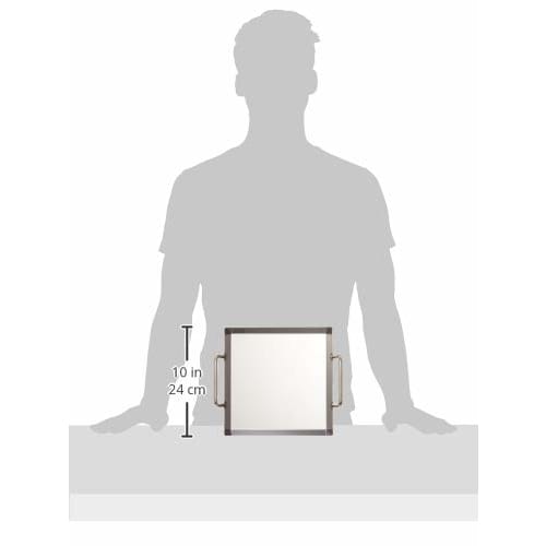 Endo Shoji Commercial Dustpan (with legs), 24cm, 18-0 Stainless Steel, Made in Japan, QTL5801