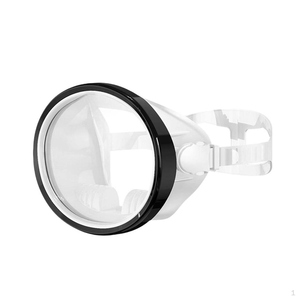 Compact Scuba Goggles for Freediving with Silicone And Glass