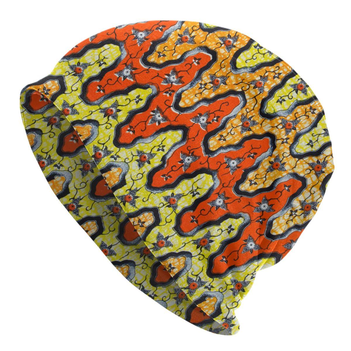 

Custom African Ethnic Tribal Ankara Skullies Beanies Caps Unisex Winter Warm Knitting Hat Adult Bonnet Hats Outdoor Ski Cap Beanies Cap