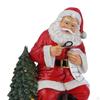 Glowing Christmas Decoration Santa Figurine Lighted Light Up