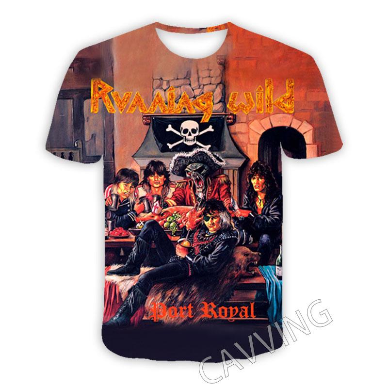 New Fashion Women/Men's 3D Print Running Wild Rock Casual T-shirts Hip Hop Tshirts Harajuku Styles Tops Clothing