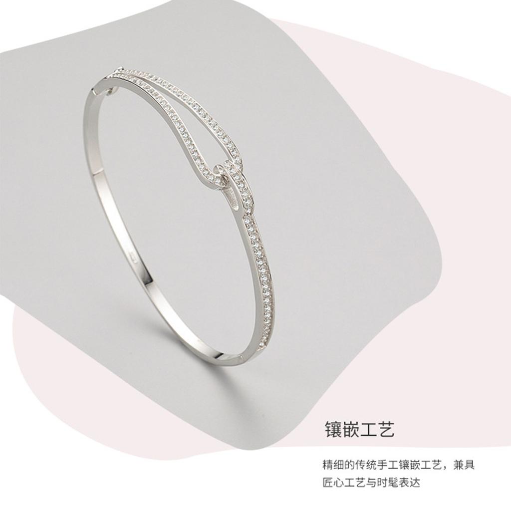 European and American trendy geometric opening bracelet bracelet cold wind bracelet bracelet hand jewelry
