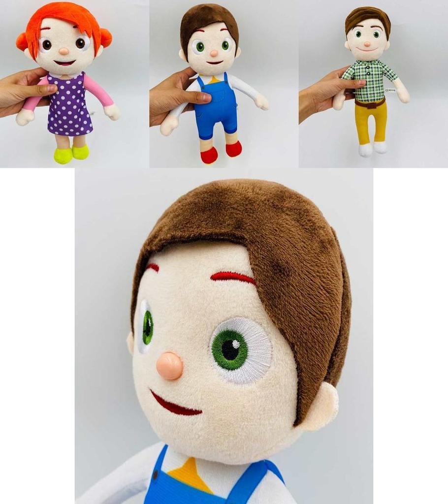 בובת קטיפה מקסימה של קוקומלון ג'יי ג'יי משפחה בובות רכות ממולאות לכיף חינוכי