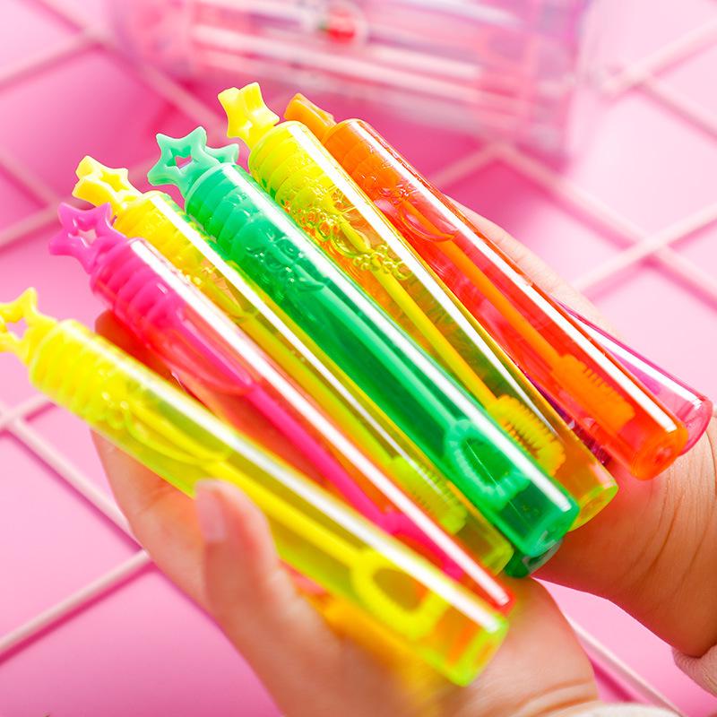 Eco-friendly Children's Mini Bubble Wands - Compact & Portable for Easy Carrying
