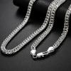 Fine Width 6MM Chain 925 Sterling Silver Necklaces For Women Fashion Jewelry