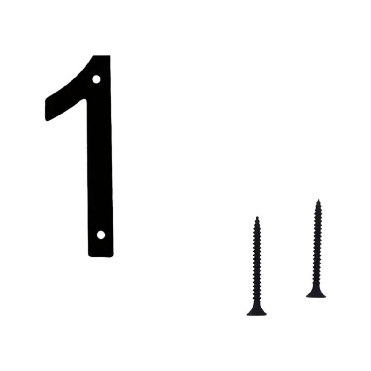 Black Floating Houses Number,Modern Houses Number for Outside,Home Address Number for Outdoor Garage Gate Street Wall