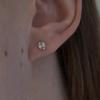 14K Simple Oval Piercing