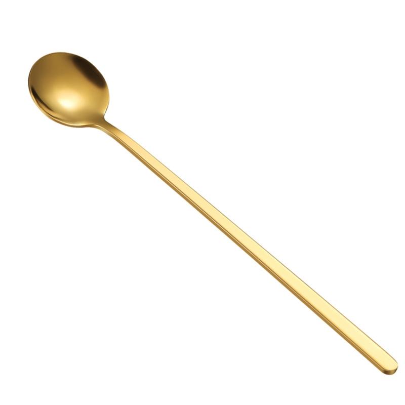 Food Grade Stainless Steel Spoons Honey Dessert Gift Mixing Spoon for Picnic Drinkware Tableware Kitchen Accessories
