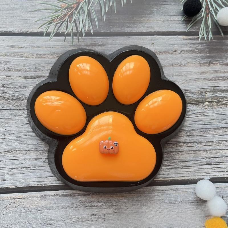 Quetschbare Katzenpfote Stressabbau Spielzeug Weiches Gelee Gefühl Quetschspielzeug Gadget für Kinder & Erwachsene Weihnachten Angstlösende Geschenke Quetschspielzeug