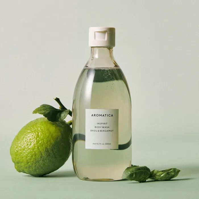 (Acne Body Wash) Inspirit Body Wash Basil & Bergamot 300ML