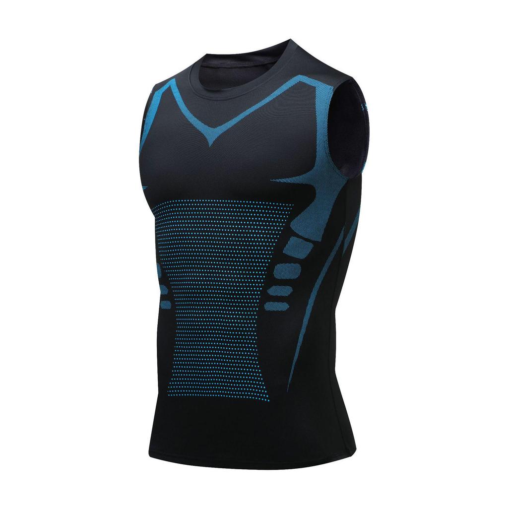 Men's Quick-Dry Sleeveless Running Vest for Basketball and Fitness Training