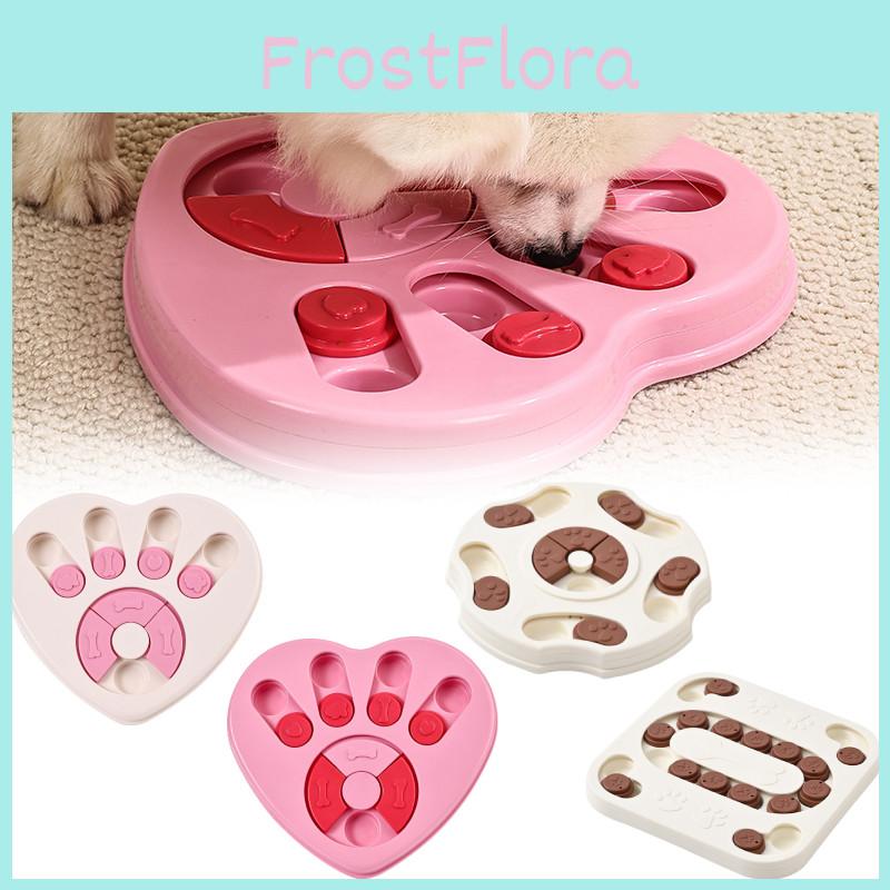 Toy Puzzle Dog Heart Shaped Square Slow Eating Bite Basin Pet Fun Interactive