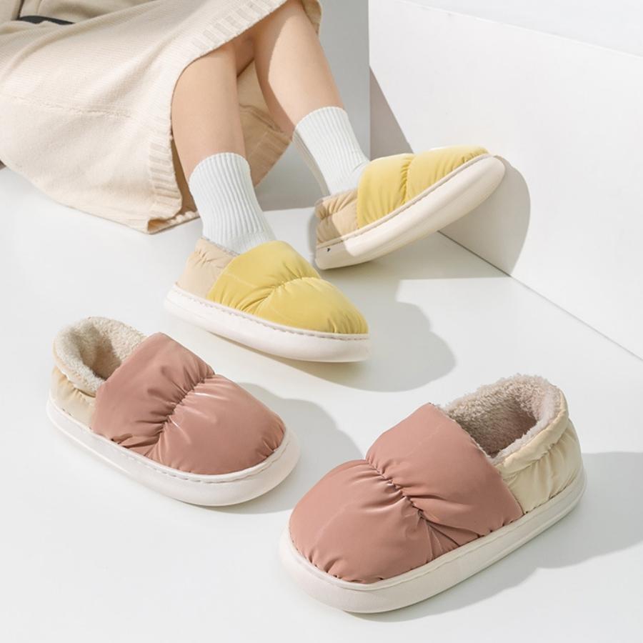 Зимние хлопковые тапочки — фото 10