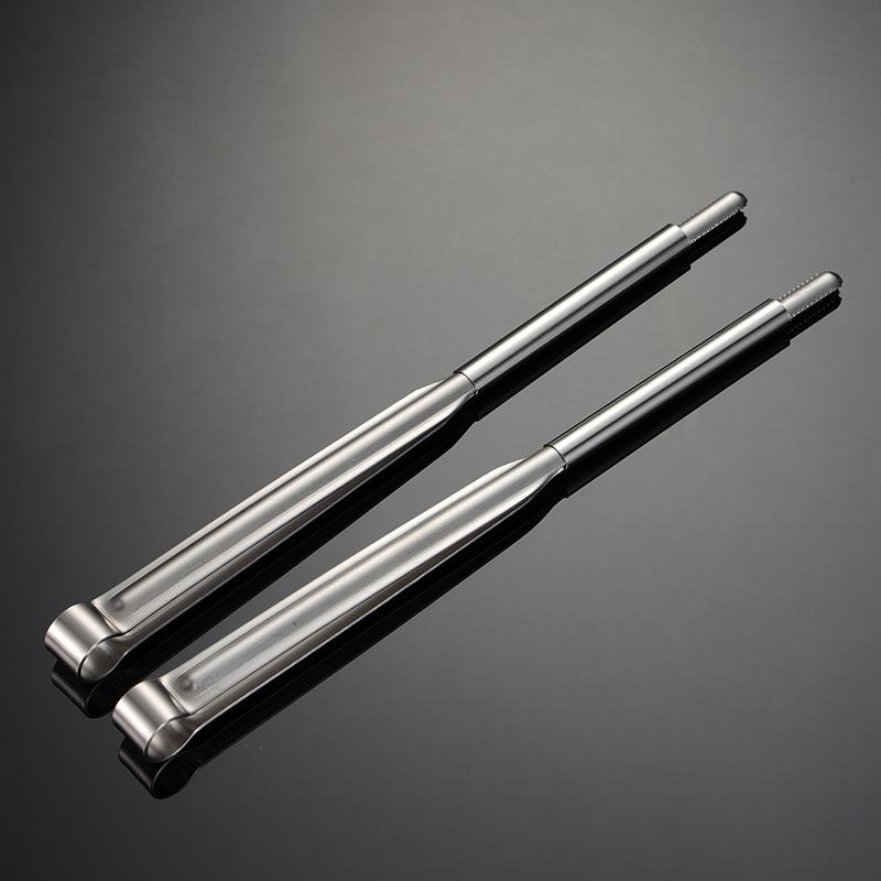 Detachable 304 Stainless Steel Chopstick Tongs Traning Meat Clips Public Food Clip for Kitchen Hotel Serving Meat Fruits Snacks