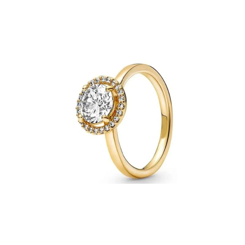 New Disney Fashion Sun Sapphire Couple Fit Pandora Birthday Gift Valentine's Day Limited Edition Ring
