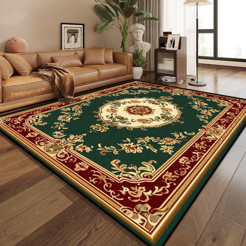 Persian Style Luxury Living Room Decoration Rug Big Size Non-slip Dining Room Carpet Easy Clean Customizable Coffee Tables Mat