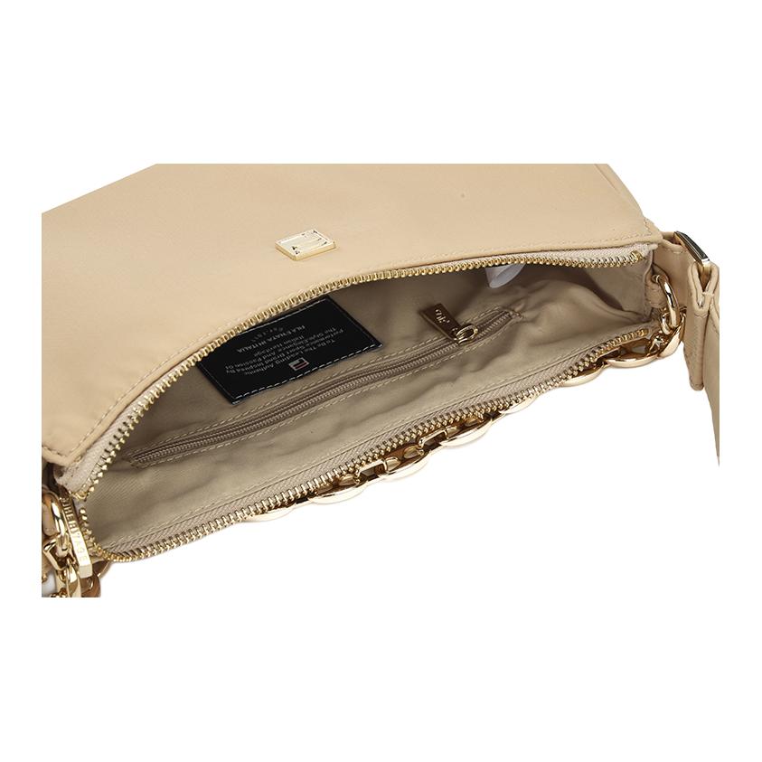 FILA Fashion Casual Fabric Underarm Shoulder Bag Women bags Khaki F13W148172F-LK