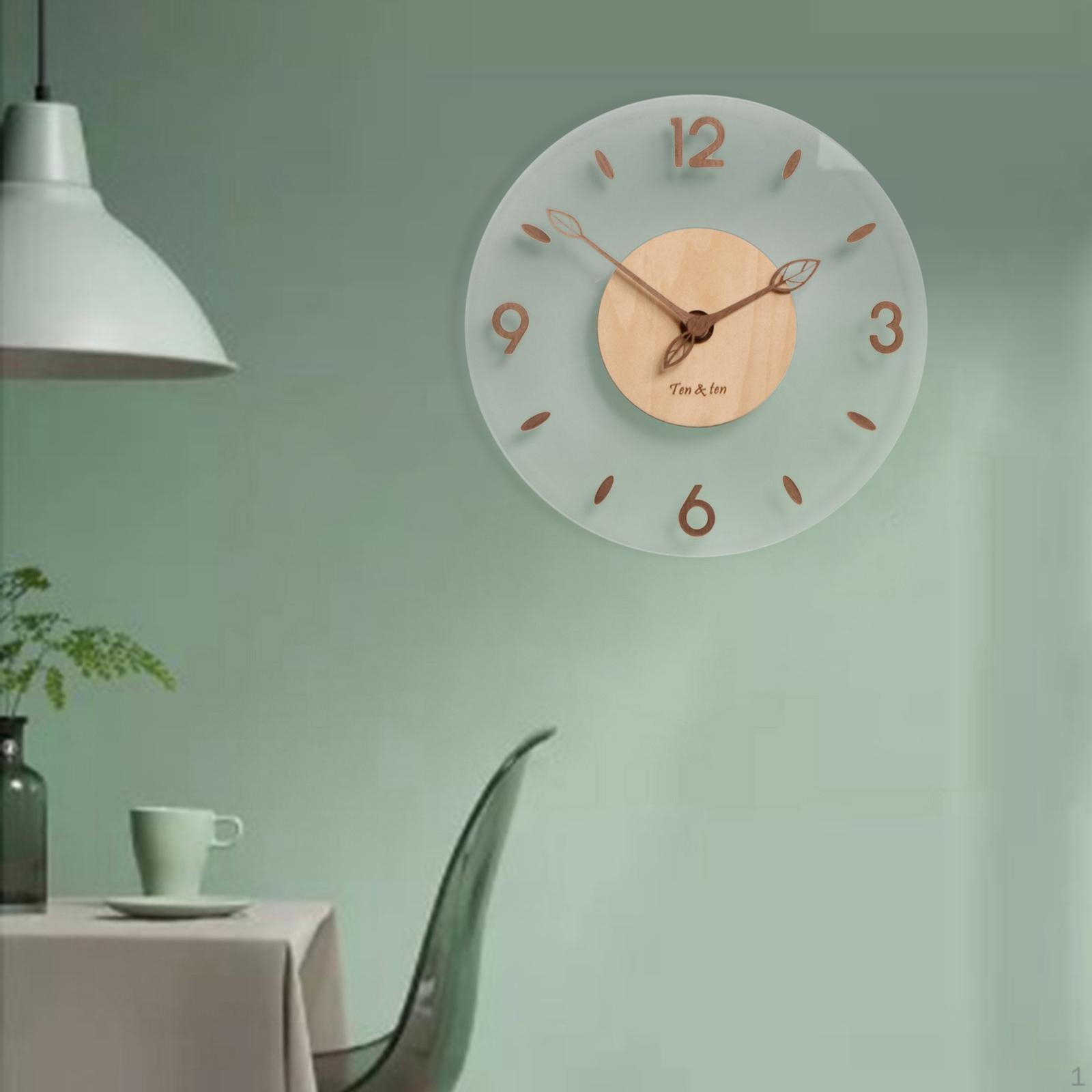 

Acrylic Clock, Silent Clocks for Dining Room Decoration 12inch