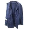 US ARMY 70s DLA Vintage All Weather Coat Stainless collar coat 36R Navy Men's Used