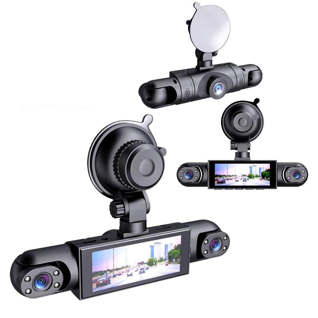 Four Lens Monitoring Driving Recorder With Image