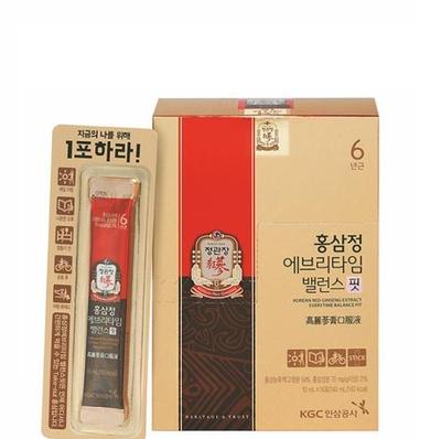 CheongKwanJang Roter Ginseng-Extrakt Everytime Balance Fit 10ml x 14 Beutel (2 Wochen), Koreanisches Gesundheitsessen