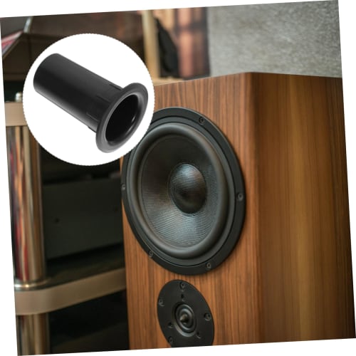 QUMIIRITY Replacement Subwoofer Port Tubes, 12 Pieces Plastic Bass Reflex Tubes, Speaker Accessories, Wear-Resistant and Drop-Resistant for Speaker Ai