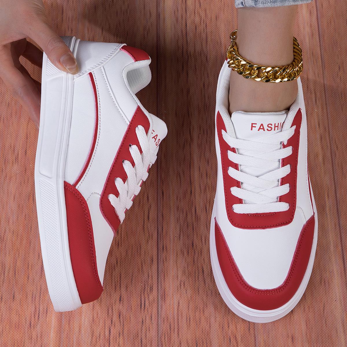 2025 Women s Versatile Plus Size Breathable Lightweight White Sneakers for Spring 39