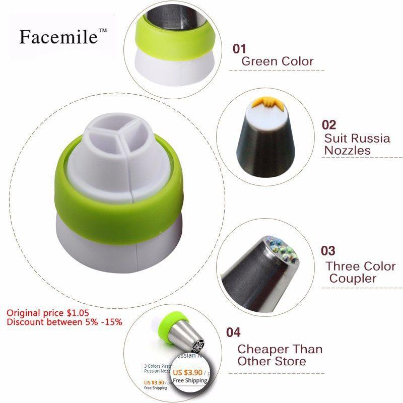 Premium Three-color Converter For Stunning Decorative Flower Designs In Baking