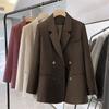 Hochwertiger Damen Blazer Frühling Herbst Koreanisch Locker Lässig Temperament Anzug Oberbekleidung Elegant Täglich Lässig Pendler Jacke