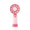 Portable USB Charging Handheld Mini Desk Fan with Colorful LED - Ideal for Office, Student, or Gifts