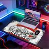 Custom Name Personalized Ajax Pattern Mousepad, Laptop PC Desk Mat, Decorative Desk Mat for Home Keyboard Pad Gift