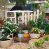 Accessory for Potted Plants with Adjustable Garden Umbrella