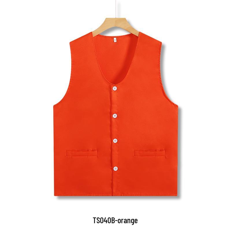 Children's Quick-Dry Volunteer Vest with Printed Logo for Marathon and Team Uniforms