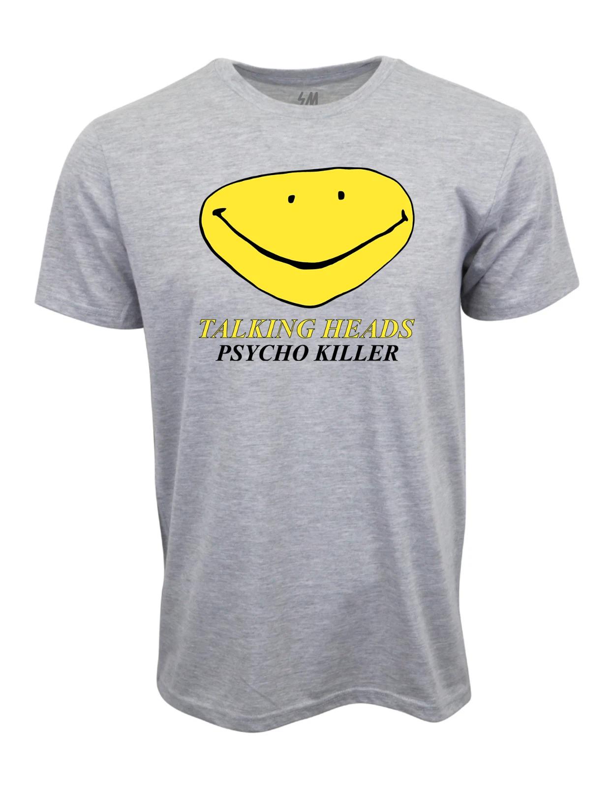 Unisex Adult Casual Graphic Talking Heads Psycho Killer Graphic T s... M