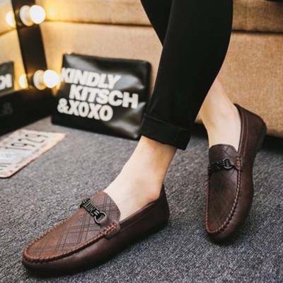 Fashion Slip-on Leather Shoes for Men Comfortable Man Casual Shoe Soft Moccasin Summer Sale Adults 2024 Trend Footwear Offer Fashion Pu