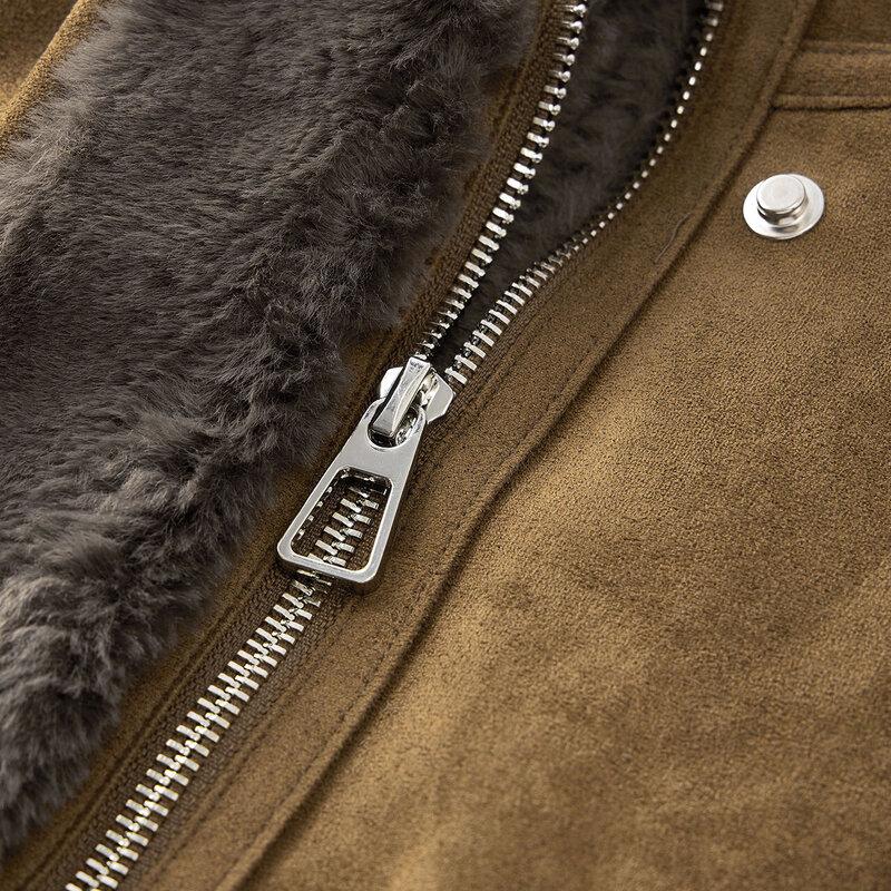 IEF Women's Retro Warm Faux Suede Jacket