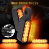 Rich Choices Handlebar LED Turn Signals Mini Motorcycle Blinkers Front Running Light Universal Compatible with Harley Sportster Dyna Honda Shadow