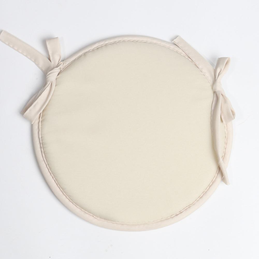 Candy Color Seat Cushion Simple Fabric Sponge Cushion Round Chair Cushion  Outdoor Picnic