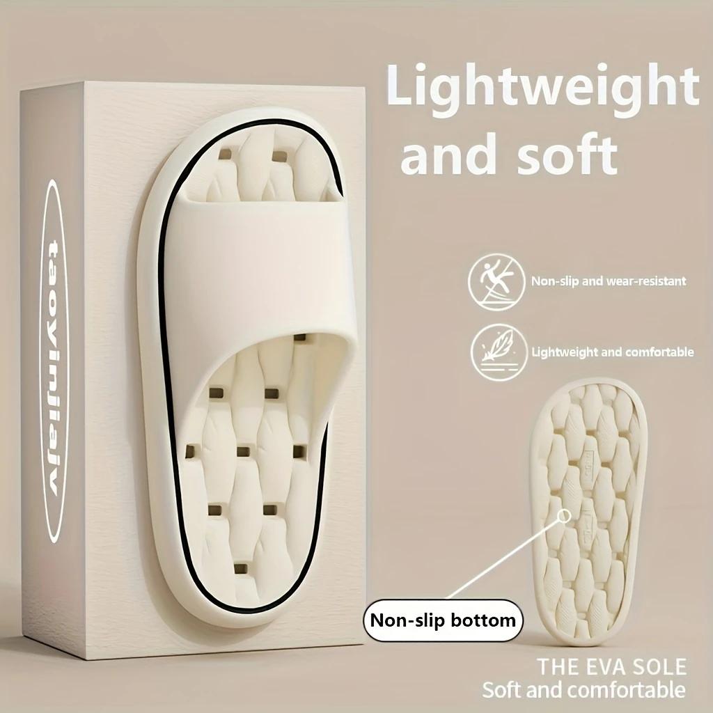 

Женские тапочки из ЭВА — легкие, нескользящие, быстросохнущие, удобные для дома и ванной, можно стирать вручную, подходят для всесезонного ношения 38/39 бежевый