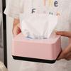 Solid Color Tissue Box Square Tissue Case Simplicity Design Napkin Holder  Home Use