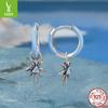 Summer Water Drop Ear Buckle Woman, Romantic Beach Vacation Wind S925 Silver Stud Earrings Cross-Border Models