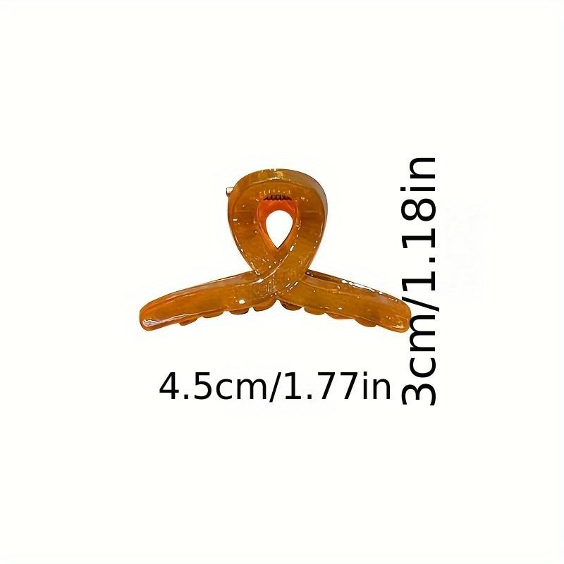 Shark Princess Head Grab Clip Small, Acrylic Edge, Forehead and Side Hair Clip for Women Stylish Hair Accessories for Everyday Wear