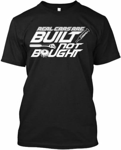 Muscle Car Lovers  Built Not Bought Real Cars are Tee Men T Shirt XXL чёрный