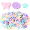 50-100 Stück/Los Mischfarbe Acrylperlen Schmetterling Blume Stern Lose Perlen Meeresbewohner Perlen Für Schmuckherstellung DIY Zubehör