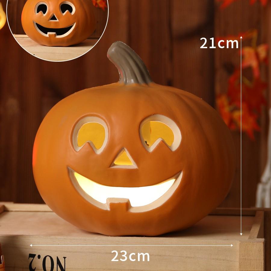 Luminous Large Halloween Pumpkin Lantern: Outdoor Decoration & Shopping Mall Display Props