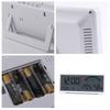 Multifunctional Electronic Clock Indoor Temperature Monitor Easy Setups Battery Operated with 2 Alarm and Snooze Feature